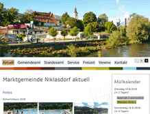 Tablet Screenshot of niklasdorf.eu